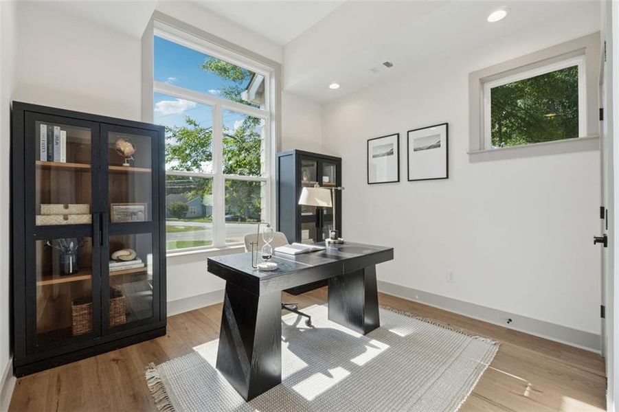 Furnished interior view inside a new home in , Marietta (Image 8).