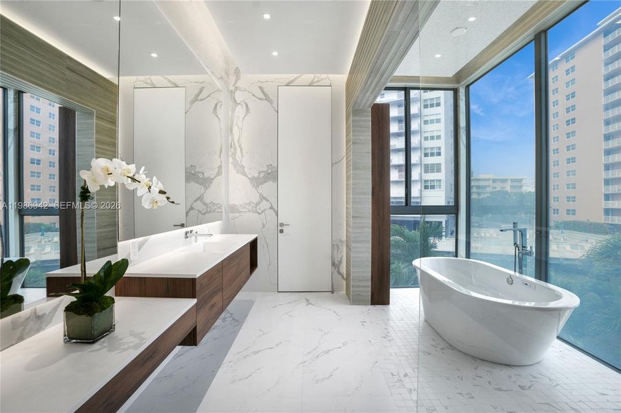 Furnished interior view inside a new home in , Hallandale Beach (Image 21).