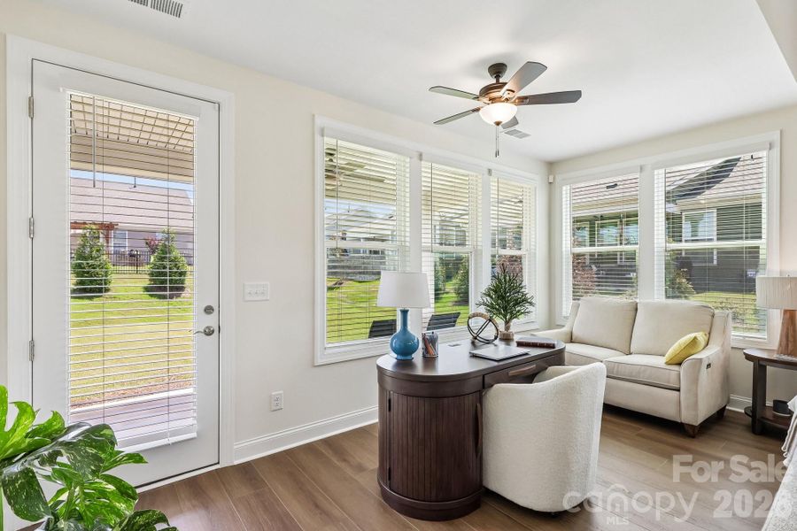 Furnished interior view inside a new home in , Charlotte (Image 26).