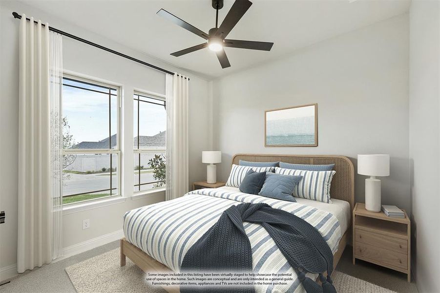 Furnished interior view inside a new home in Painted Tree Woodland District 50, McKinney (Image 15). Furnished interior view inside a new home in Painted Tree Woodland District 50, McKinney (Image 15).