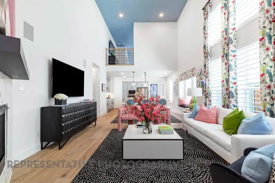 Furnished interior view inside a new home in Goodland: 40ft. lots, Venus (Image 6).