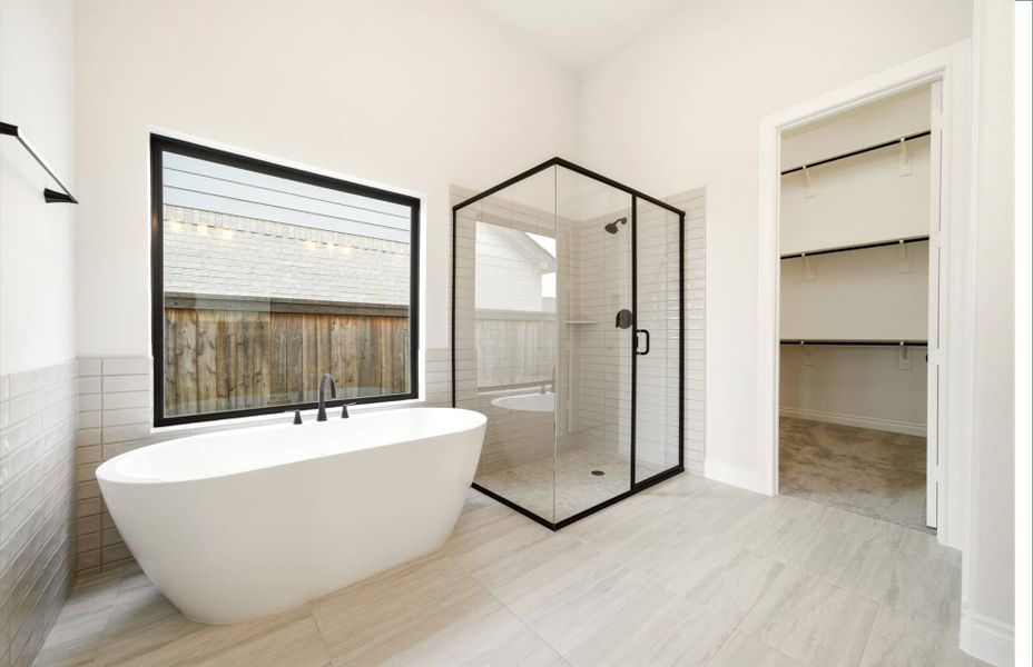 Furnished interior view inside a new home in Bridgeland 60′, Cypress (Image 17).