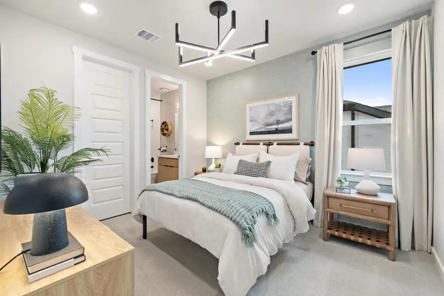 Furnished interior view inside a new home in Turner's Crossing, Buda (Image 44).