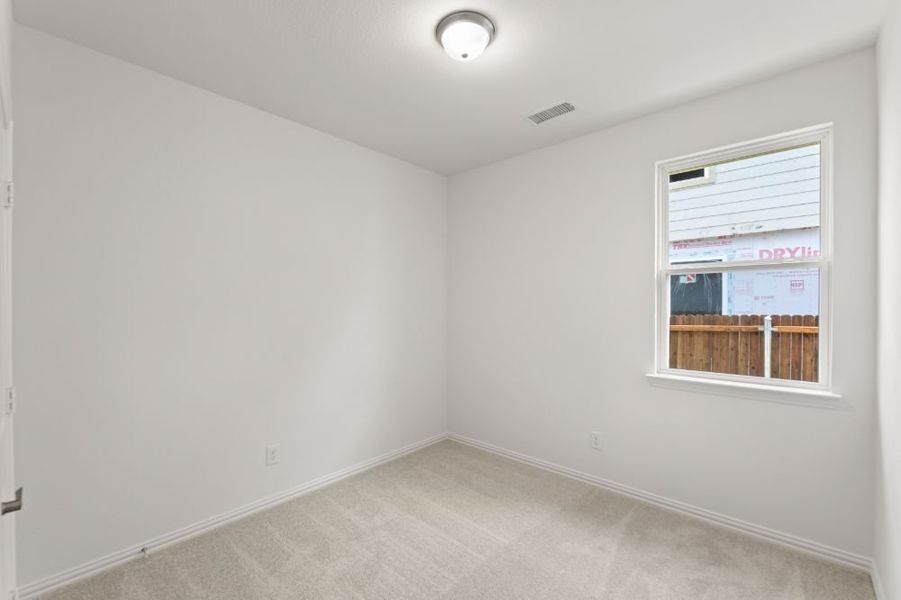 Representative unfurnished interior of a home built from the Chisholm by UnionMain Homes in Elevon, Lavon (Image 21).