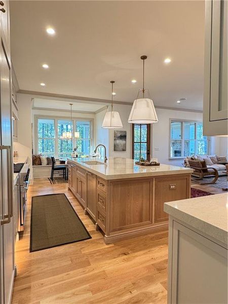Furnished interior view inside a new home in , Woodstock (Image 42).