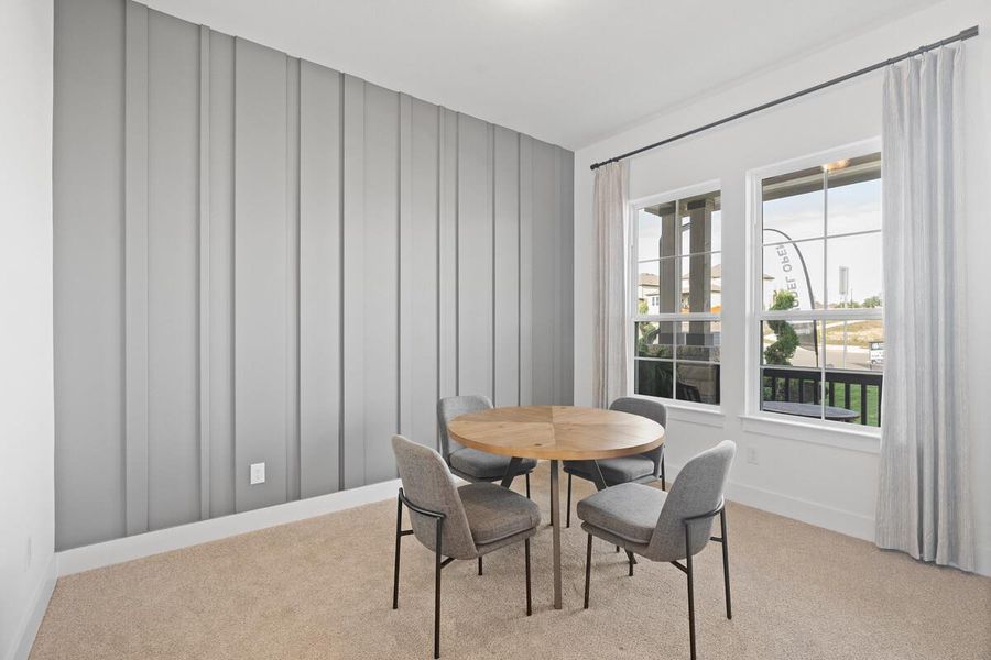 Furnished interior view inside a new home in Lariat, Liberty Hill (Image 5).