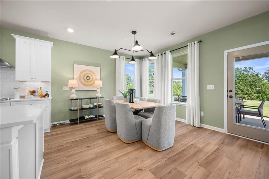 Furnished interior view inside a new home in Adagio, Dacula (Image 8).