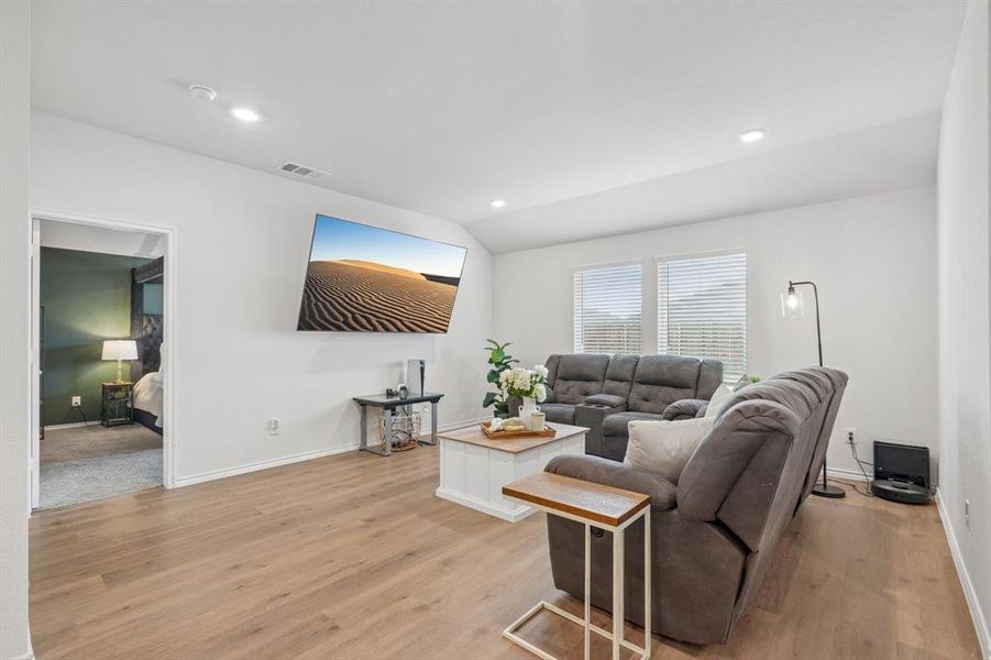 Furnished interior view inside a new home in Frontier Pointe, Princeton (Image 7).