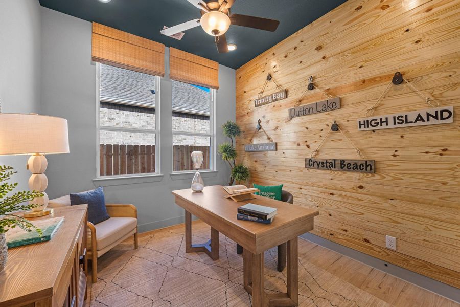 Furnished interior view inside a new home in Westland Ranch, League City (Image 31).