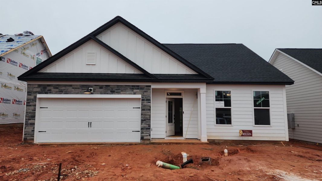In-progress construction of a new home in Bickley Station, Irmo, SC (Image 2).