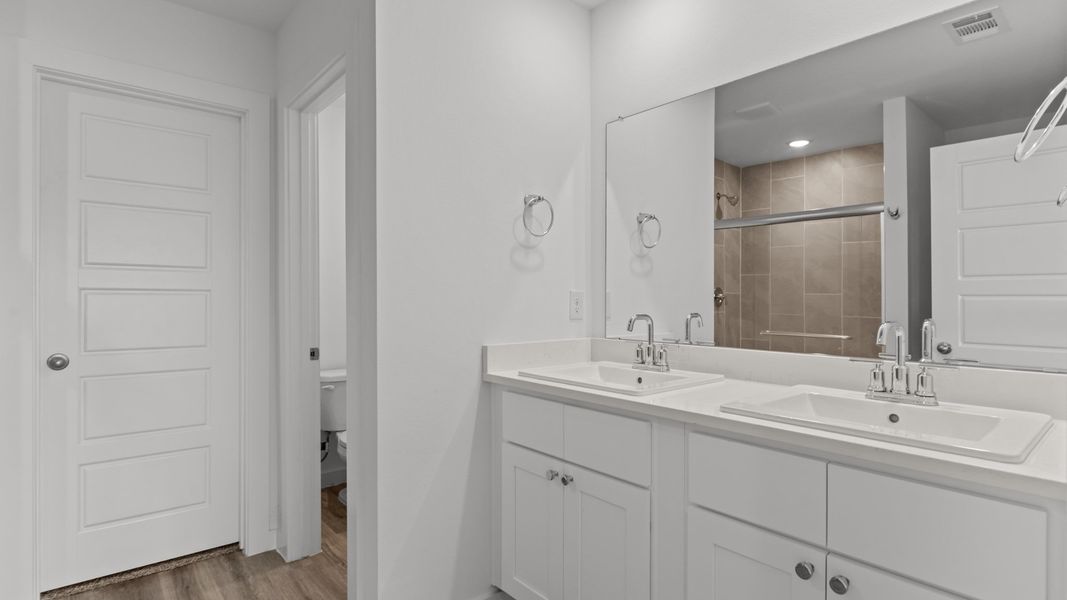 Representative furnished interior of a home built from the The Harris by D.R. Horton in Overlook West, Wolfforth (Image 6). Representative furnished interior of a home built from the The Harris by D.R. Horton in Overlook West, Wolfforth (Image 6).