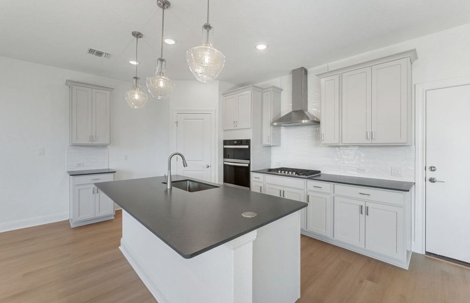 Furnished interior view inside a new home in Saddleback at Santa Rita Ranch, Liberty Hill (Image 11). Furnished interior view inside a new home in Saddleback at Santa Rita Ranch, Liberty Hill (Image 11).
