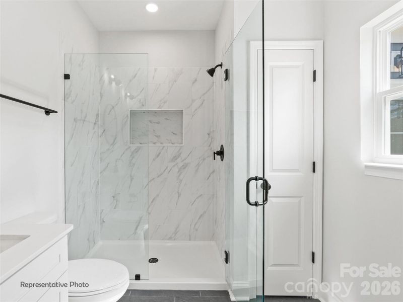 Furnished interior view inside a new home in , Asheville (Image 11).