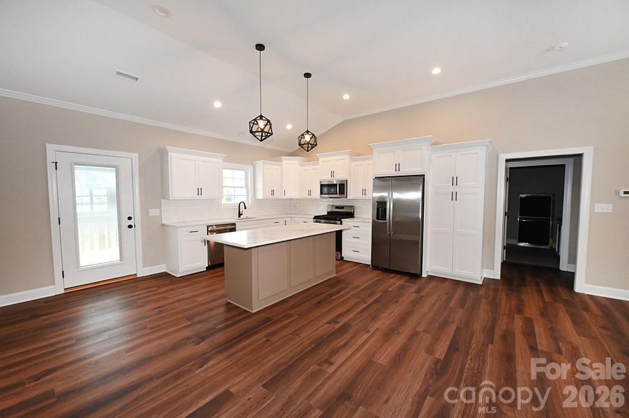 Furnished interior view inside a new home in , Hickory (Image 7).