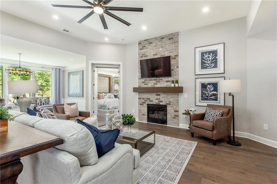 Furnished interior view inside a new home in Cresswind Georgia at Twin Lakes, Hoschton (Image 5). Furnished interior view inside a new home in Cresswind Georgia at Twin Lakes, Hoschton (Image 5).
