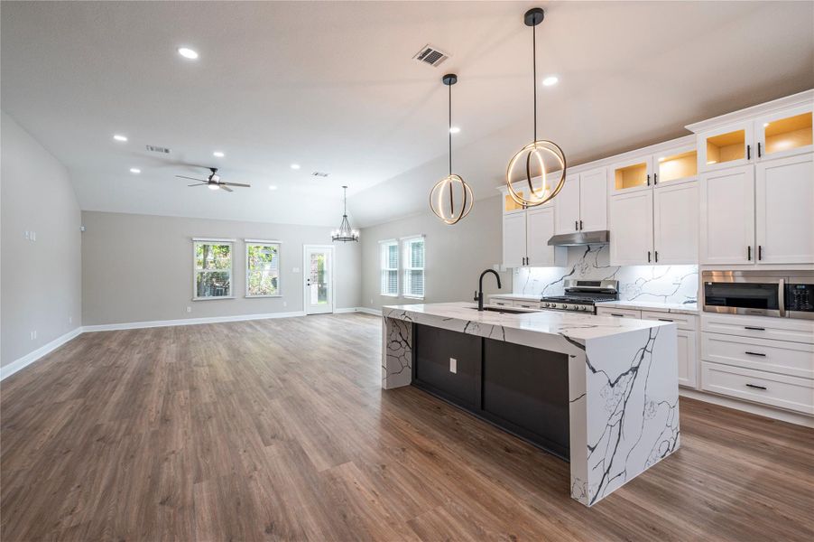 Furnished interior view inside a new home in , Houston (Image 10).