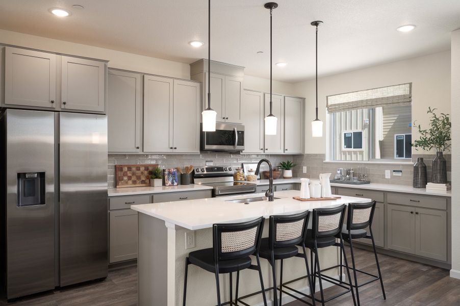 Representative furnished interior of a home built from the Oliver by Lokal Homes in The Commons at Victory Ridge, Colorado Springs (Image 35).