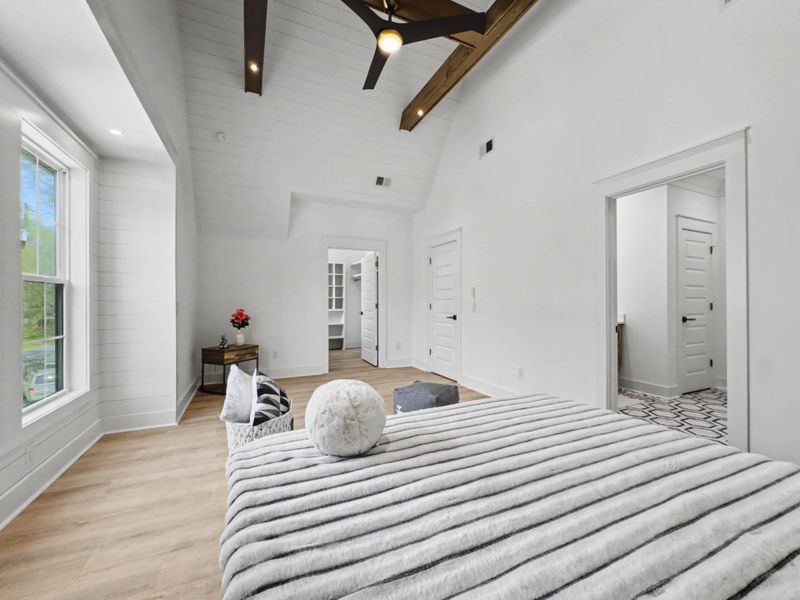 Furnished interior view inside a new home in , North Charleston (Image 36).