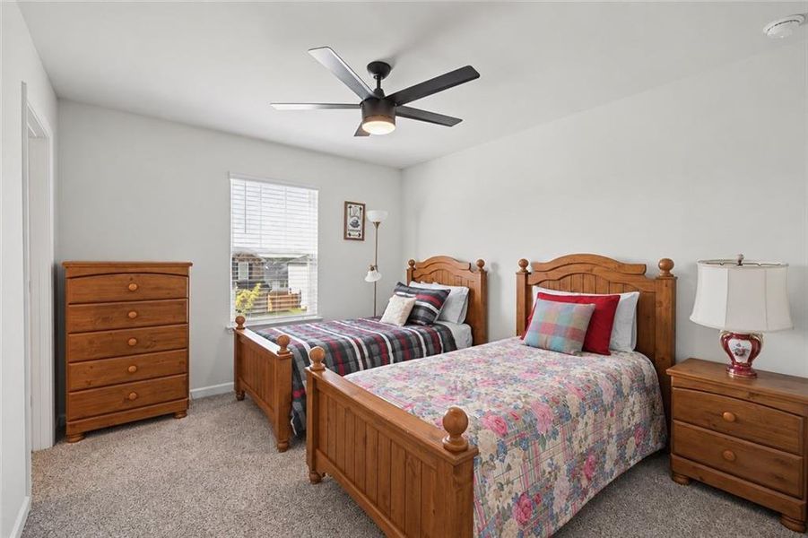 Furnished interior view inside a new home in Creekside at Oxford Park, Fairburn (Image 27).