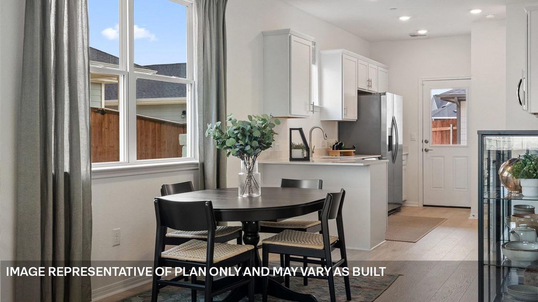 Furnished interior view inside a new home in Avery Centre, Round Rock (Image 8).