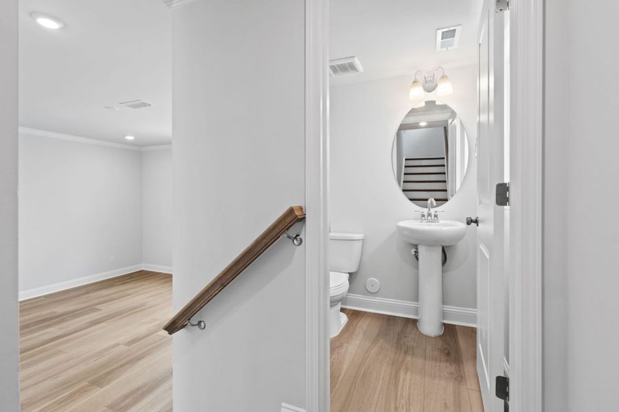 Spacious, unfurnished interior of a new home in Lakeside Townes at Riverlights, Wilmington (Image 16). Spacious, unfurnished interior of a new home in Lakeside Townes at Riverlights, Wilmington (Image 16).