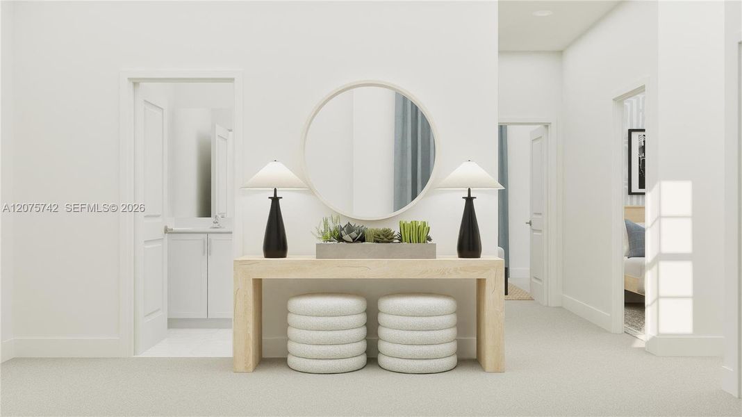 Furnished interior view inside a new home in Sunstone, Homestead (Image 23).