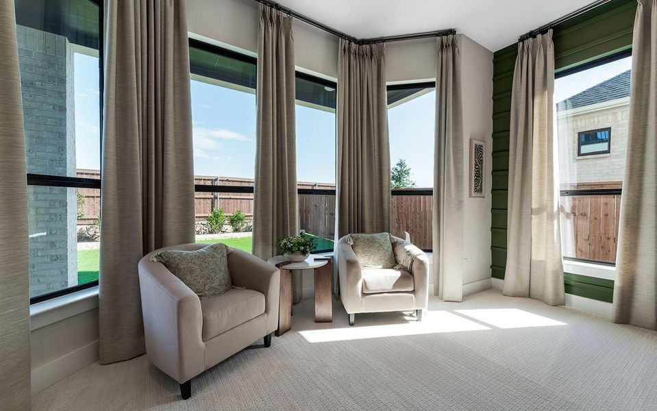 Furnished interior view inside a new home in Marvida, Cypress (Image 23).