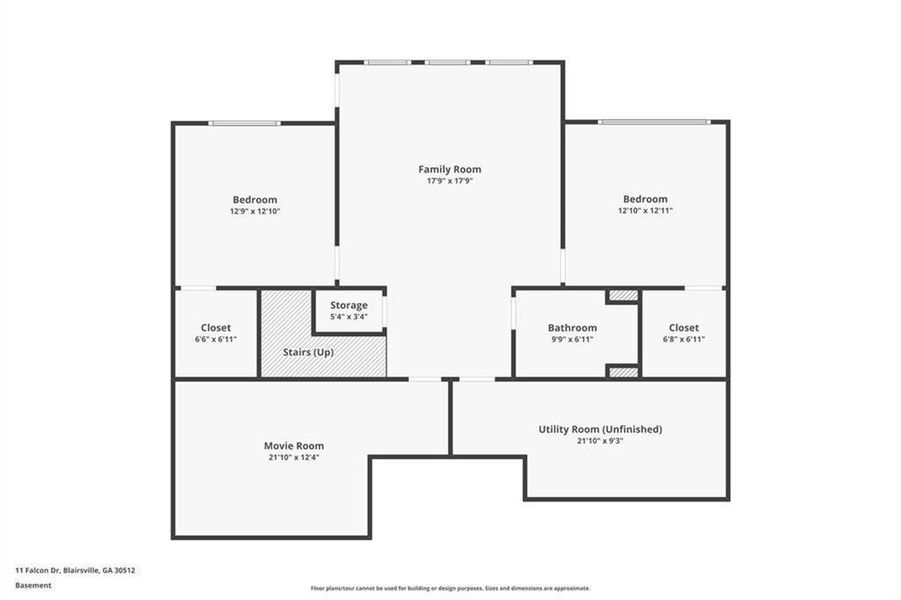 2D floor plan layout of this home in , Blairsville, GA (Image 6). 2D floor plan layout of this home in , Blairsville, GA (Image 6).