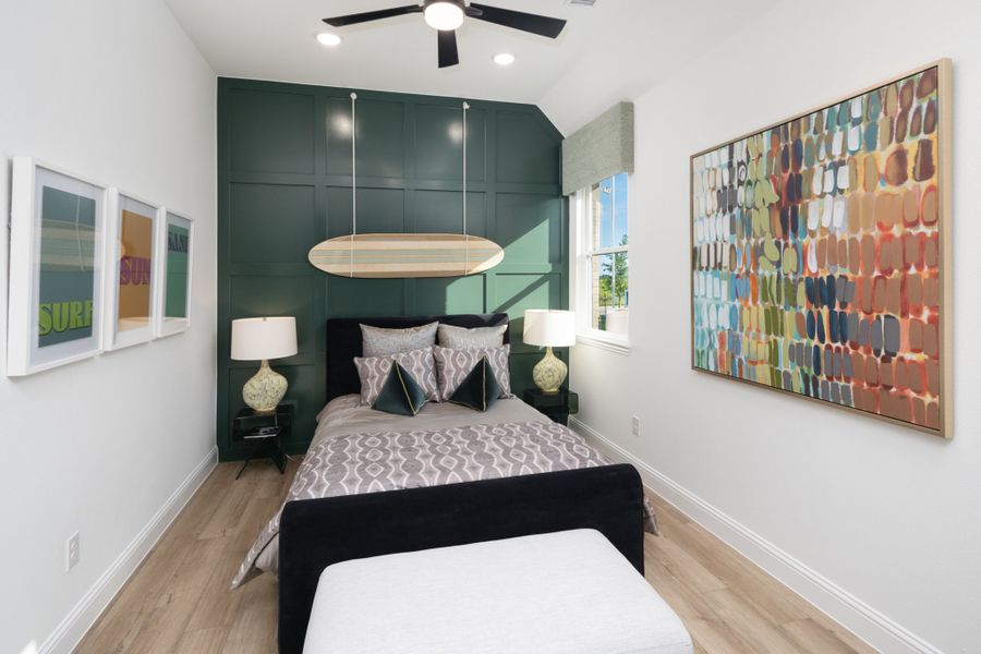 Representative furnished interior of a home built from the Jackson by UnionMain Homes in Cambridge Crossing, Celina (Image 54).