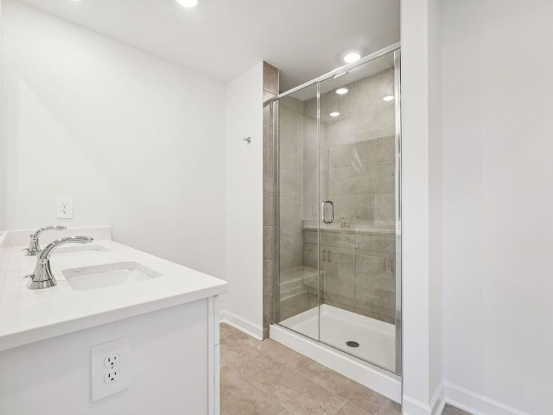 Furnished interior view inside a new home in Meadows at Wilson Farms - The Heights Series, Fort Mill (Image 7).