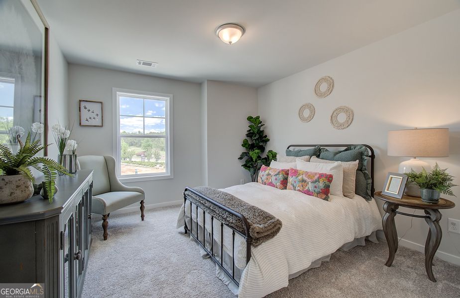 Furnished interior view inside a new home in The Towns at Auburn Station West, Auburn (Image 21).