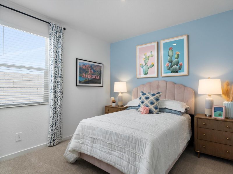 The Jubilee floorplan image modeled at Wildera in San Tan Valley.