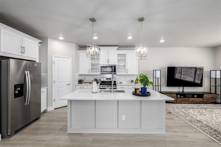 Furnished interior view inside a new home in , Littleton (Image 6).