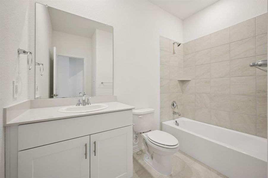 Photo is not of the actual home, but is an inspirational photo of builder’s model home and may depict options, furnishings, and/or decorator features that are not included.