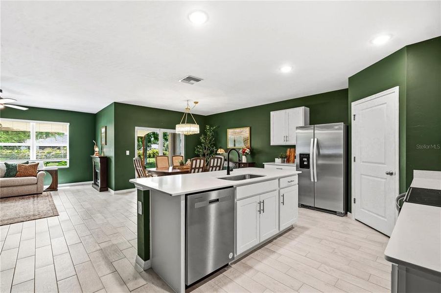 Furnished interior view inside a new home in Burnt Store Village, Punta Gorda (Image 14).