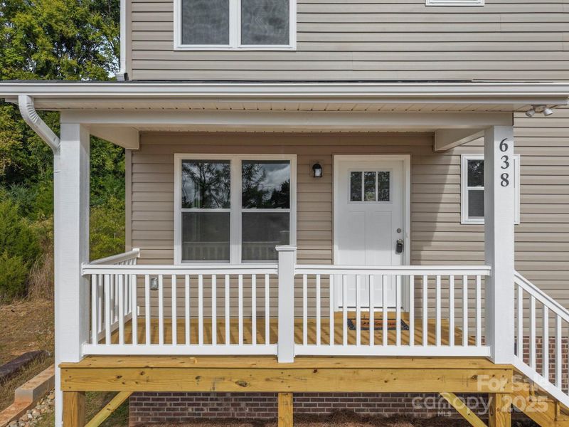 Exterior details and patio area of a home in , Albemarle (Image 27). Exterior details and patio area of a home in , Albemarle (Image 27).