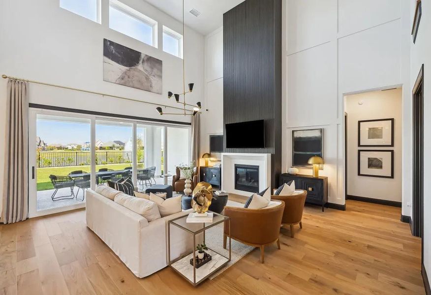 Furnished interior view inside a new home in WILDTREE 60', Montgomery (Image 6).