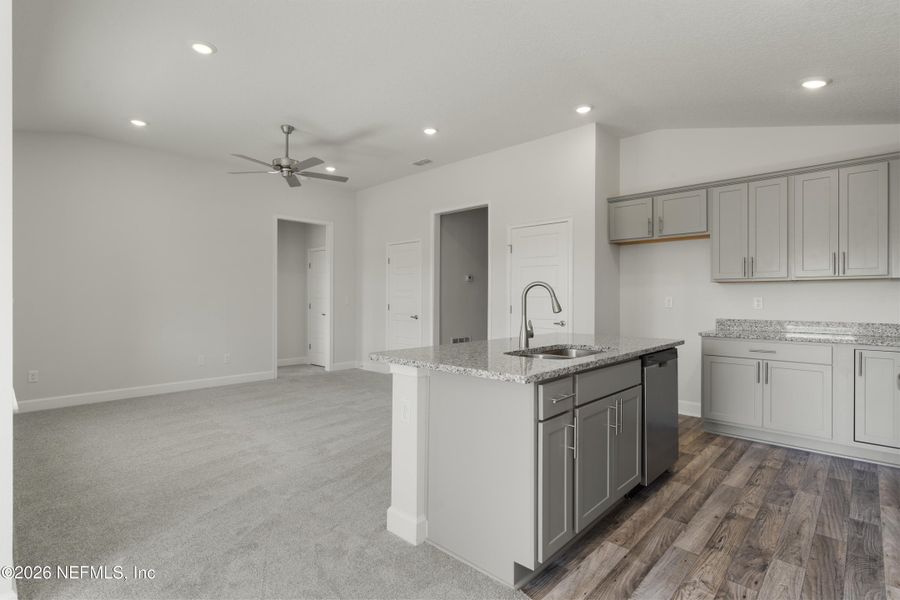 Furnished interior view inside a new home in Shadow Crest at Rolling Hills, Green Cove Springs (Image 9).