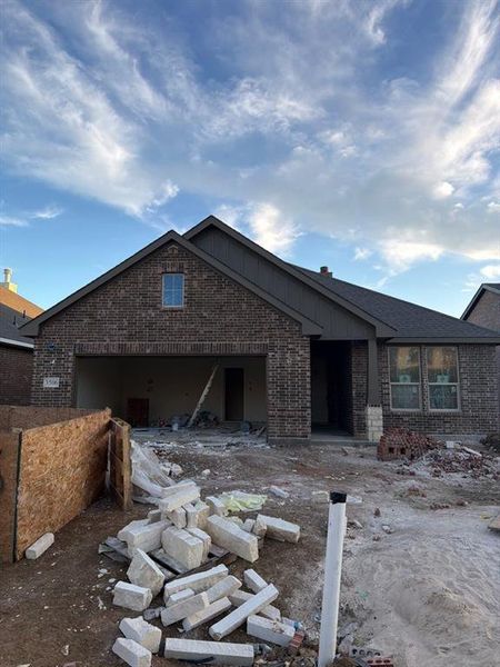 In-progress construction of a new home in Liberty Pointe, Gainesville, TX (Image 4).
