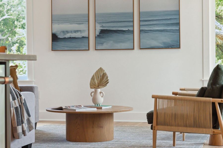 Furnished interior view inside a new home in , Folly Beach (Image 10).