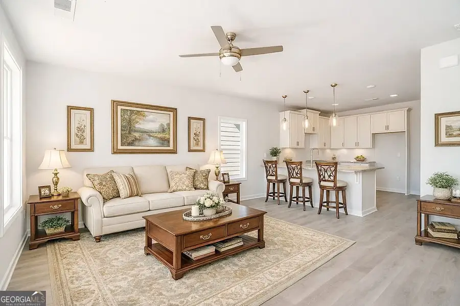 Furnished interior view inside a new home in The Cottages at East Lanier, Fayetteville (Image 3). Furnished interior view inside a new home in The Cottages at East Lanier, Fayetteville (Image 3).