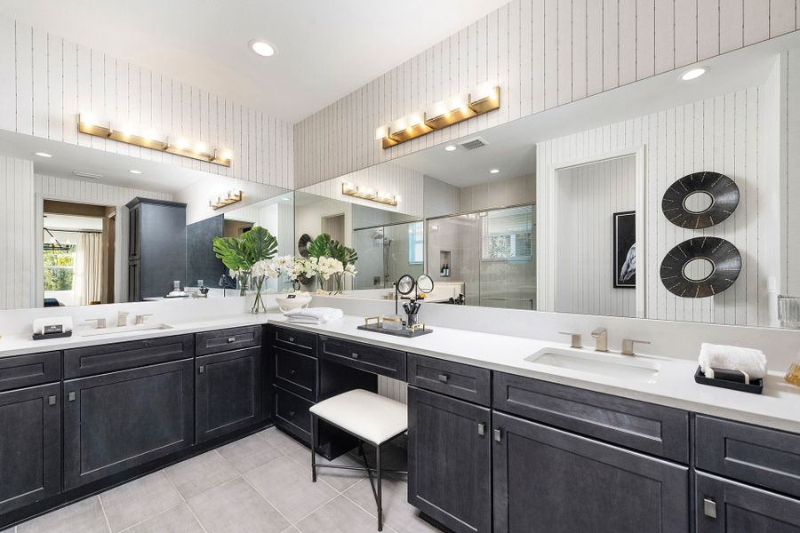 Representative furnished interior of a home built from the Ibis by GL Homes in Valencia Ridge (55+), Wesley Chapel (Image 12).