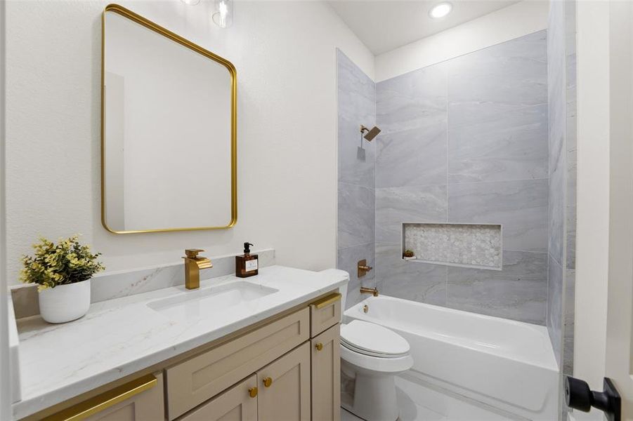 Furnished interior view inside a new home in , Fort Worth (Image 20).