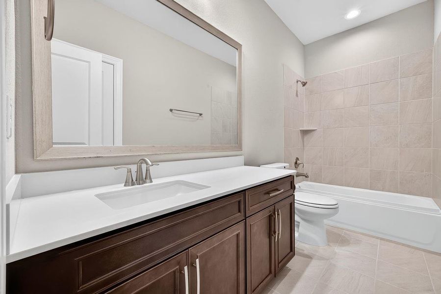 Furnished interior view inside a new home in Spring Brook Village - Luxe Series, Houston (Image 15).