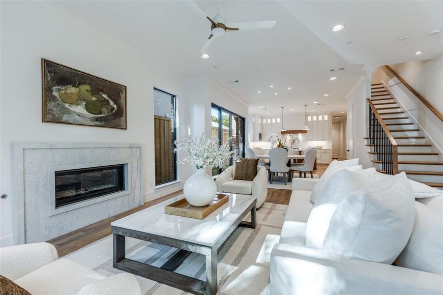 Furnished interior view inside a new home in , University Park (Image 15).