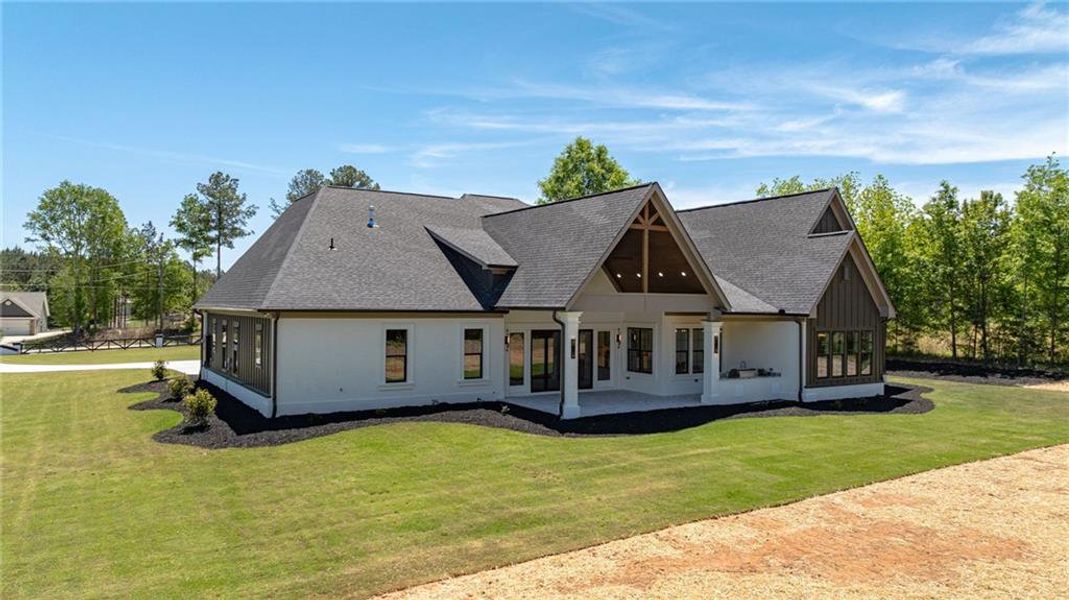 Front exterior of a new home in , Monroe, GA, highlighting curb appeal (Image 31).
