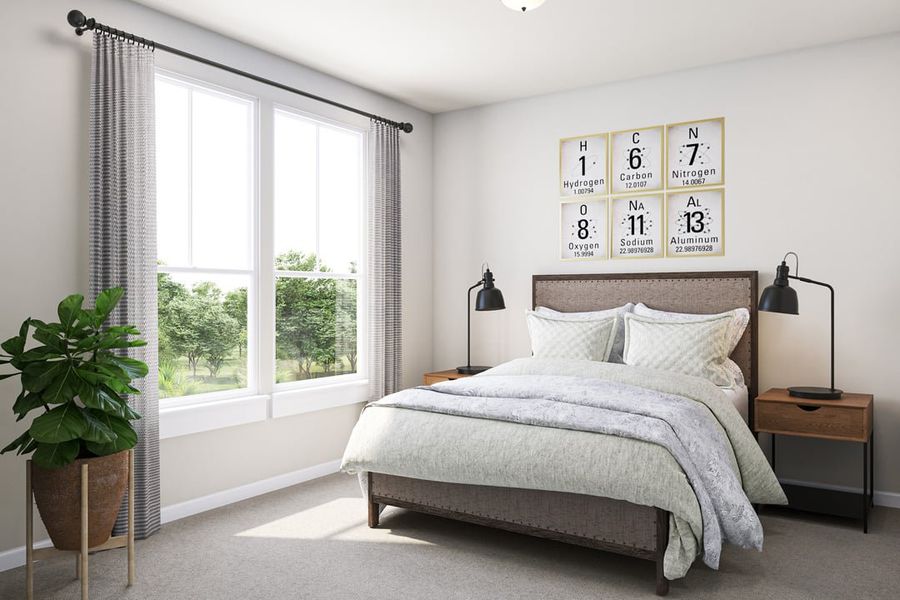 Furnished interior view inside a new home in Capitol Collection at Lariat, Liberty Hill (Image 24).