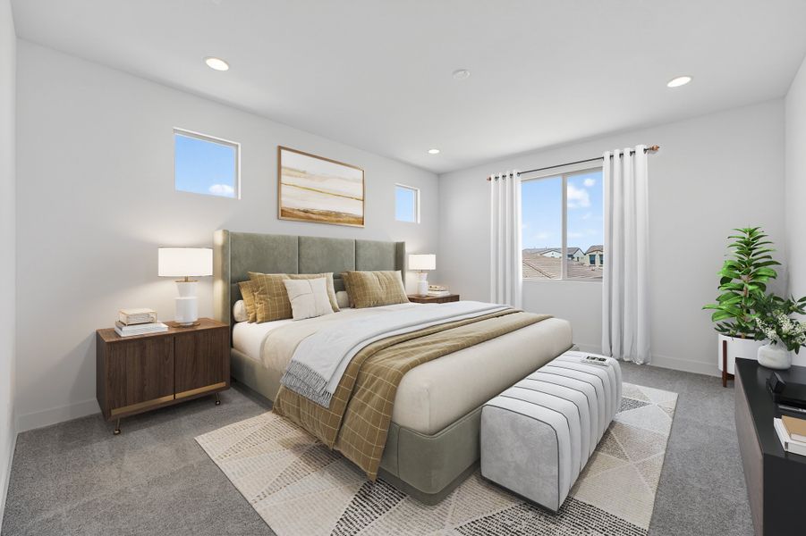 Furnished interior view inside a new home in Combs Ranch, San Tan Valley (Image 6).