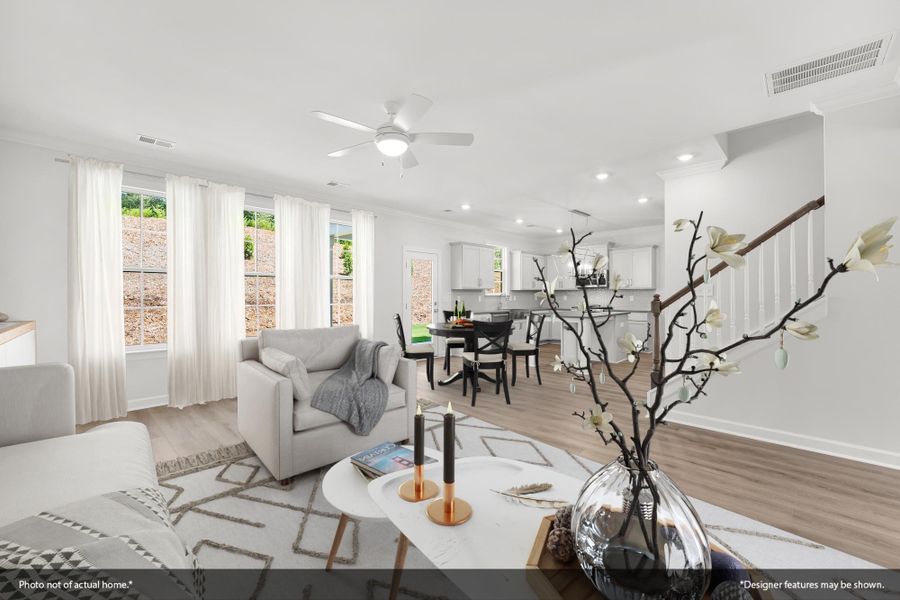 Furnished interior view inside a new home in Cornerstone, Anderson (Image 4).