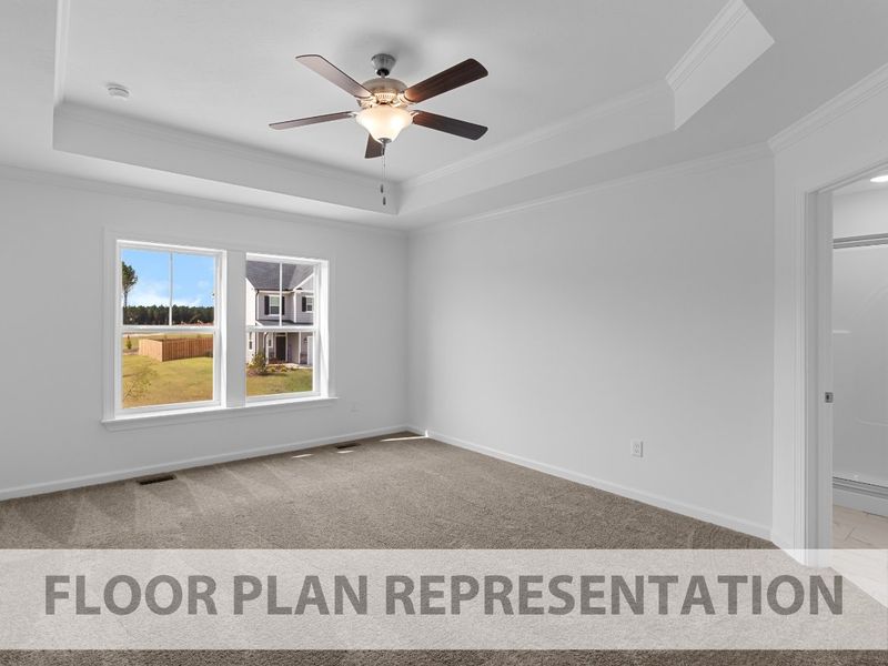 Primary Bedroom | 1772 Plan by Ivey Homes Primary Bedroom | 1772 Plan by Ivey Homes